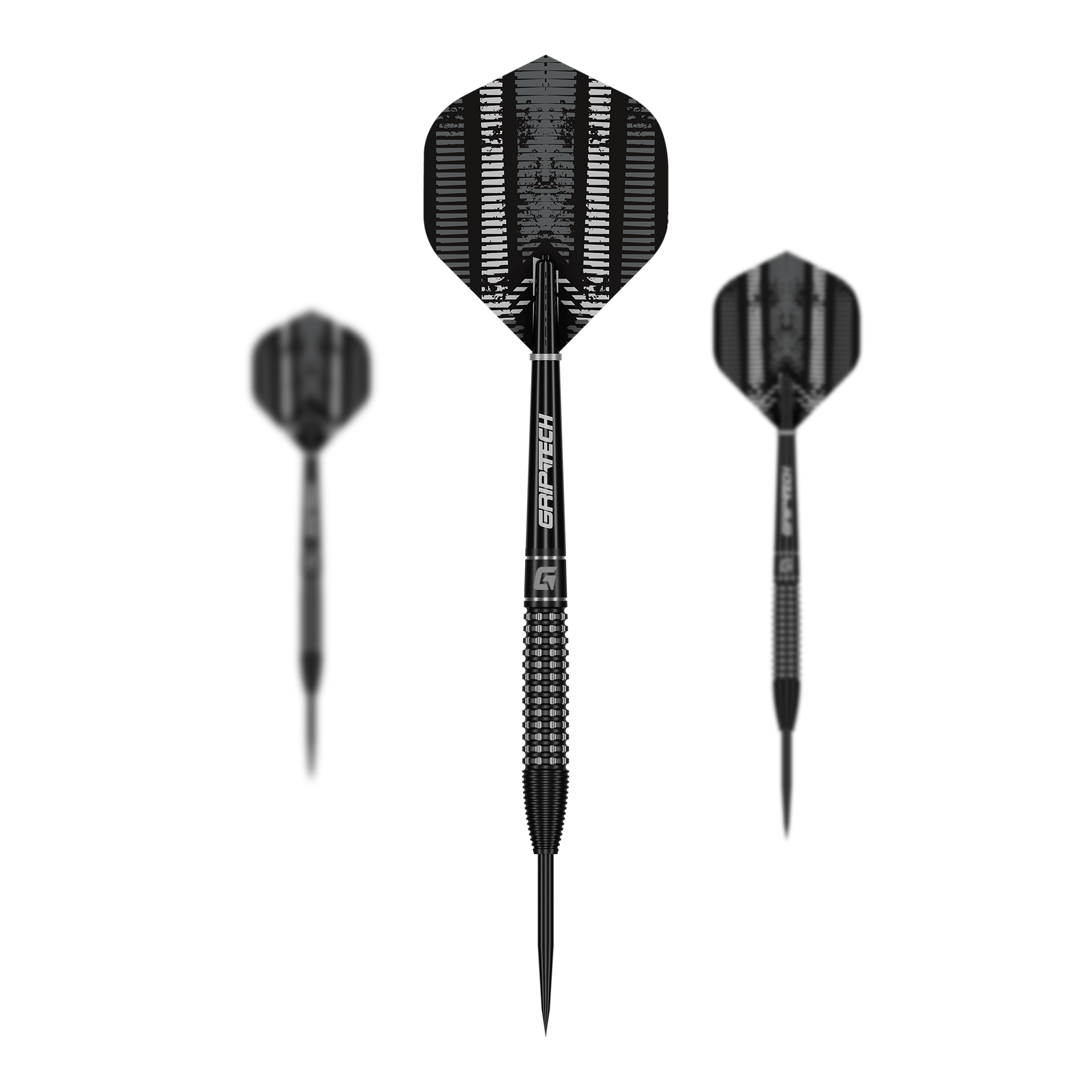 Das Bild zeigt das Set GOAT Sprocket MKIII Bomb Steeldarts. Abgebildet sind mehrere Dartpfeile als Set.